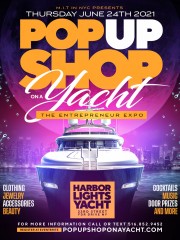 POP UP SHOP ON A YACHT