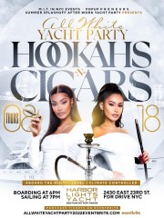 ALL WHITE HOOHAK -n- CIGAR YACHT PARTY