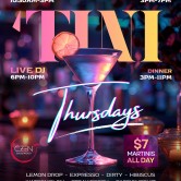 Tini Thursdays at CZEN Englewood : $7 Martinis All Day, Every Week!