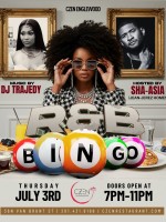 R&B BINGO – THURSDAY