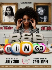 R&B BINGO – THURSDAY