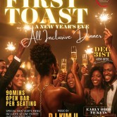 FIRST TOAST — NYE All-Inclusive Dinner at CZEN