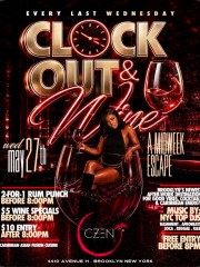 Clock OUT & WINE