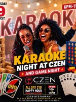 Karaoke Night + Game Night @ CZEN Englewood
