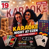 Karaoke Night + Game Night @ CZEN Englewood