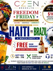 Freedom Friday: Juneteenth Celebration & Haiti vs Brazil Watch Party ⚽