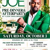 JOE – PRE-DINNER & AFTERPARTY